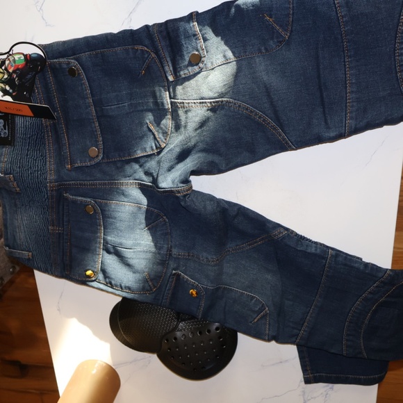 Motorcycle pants sz 26 LOONG Biker - Picture 2 of 4